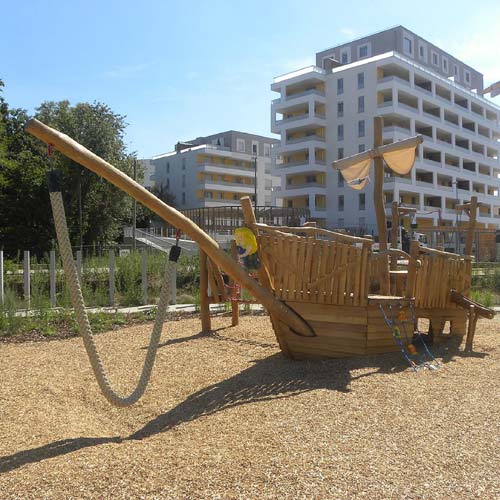Copeaux de bois pour aire de jeux